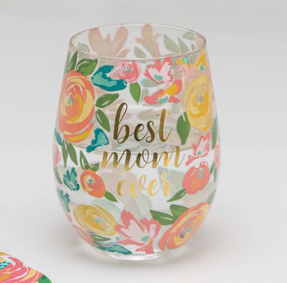 boutique shopping pensacola flower floral best mom wine glass gift