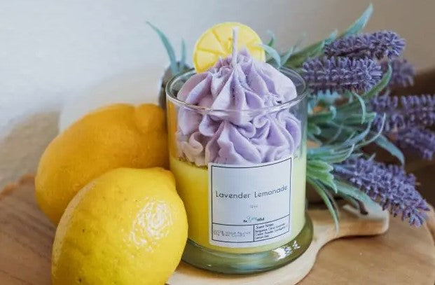 boutique shopping pensacola florida lavender lemonade candle scent gifts decor purple yellow
