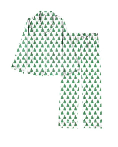 boutique shopping pensacola youth christmas tree silk pajama holiday seasonal comfy comfortable clothing