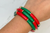 boutique shopping pensacola bracelet green red skinny tube stretch gift jewelry accessories christmas holiday seasonal