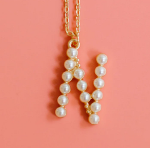 boutique shopping pensacola necklace jewelry accessories initial pearl