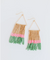 pensacola boutique florida earrings jewelry beaded green pink gold