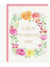 Happy Mother's Day Floral Wreath Card