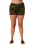 Curvy Don't Forget Camo Shorts