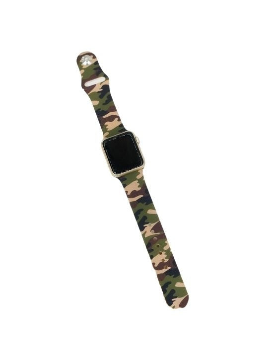 Camouflage Printed Watch Band, M/L