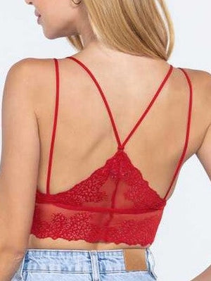 Sweetheart Lace Bralette, Off White