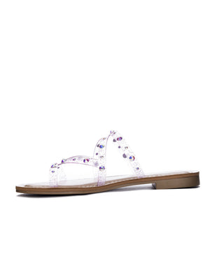 boutique pensocola sandals shoes  coralie glitter sandals pink