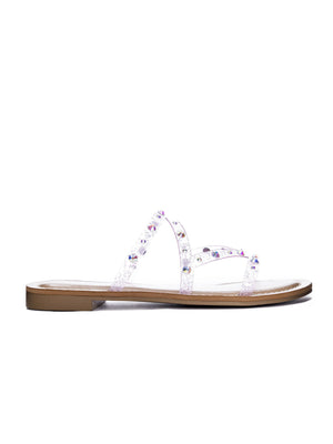 boutique pensocola sandals shoes  coralie glitter sandals pink