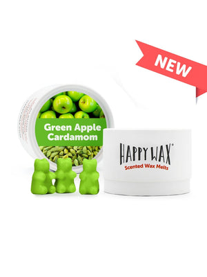 Happy Wax Green Apple Cardamom, Half Pound