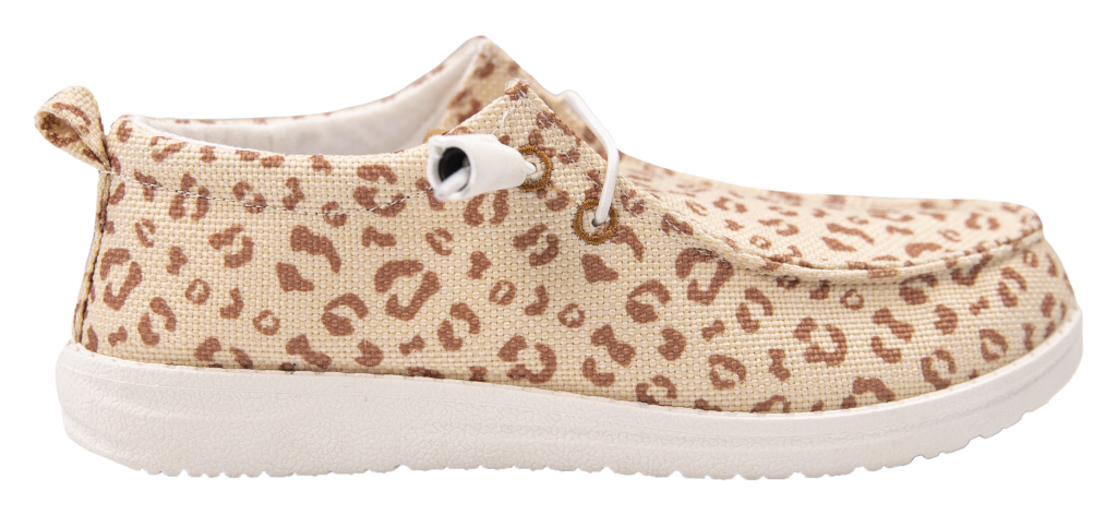SS Slip-on Shoes Cream Leopard