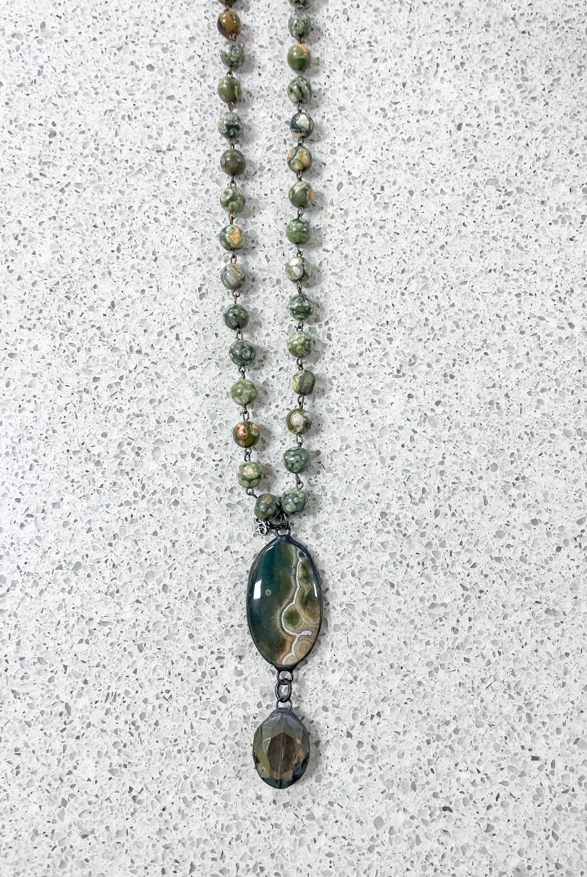 Sale Ocean Jasper, Moonstone and Botswana Agate Necklace - Artisan Jewelry  & More by DD