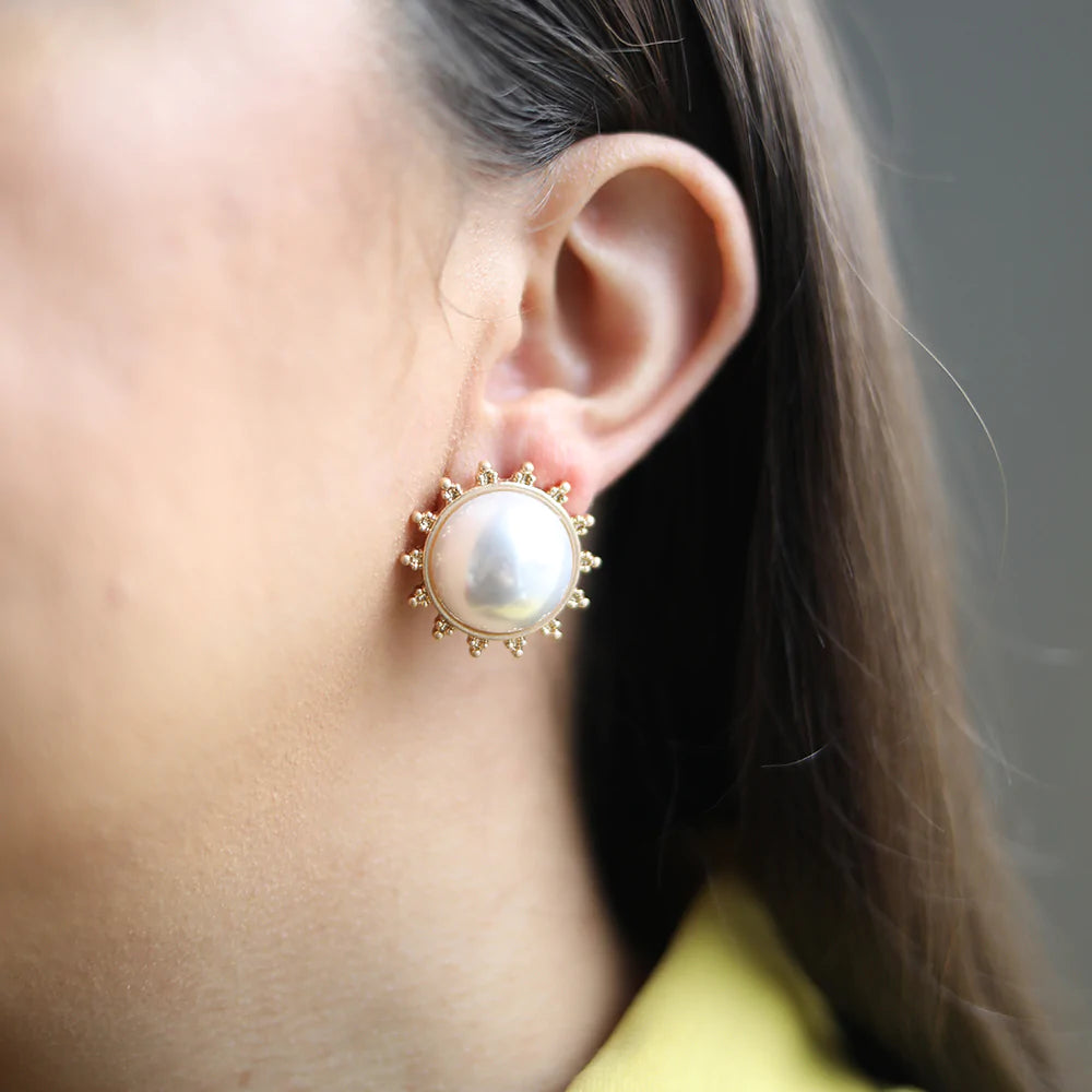 Arabella Pearl Stud Earrings
