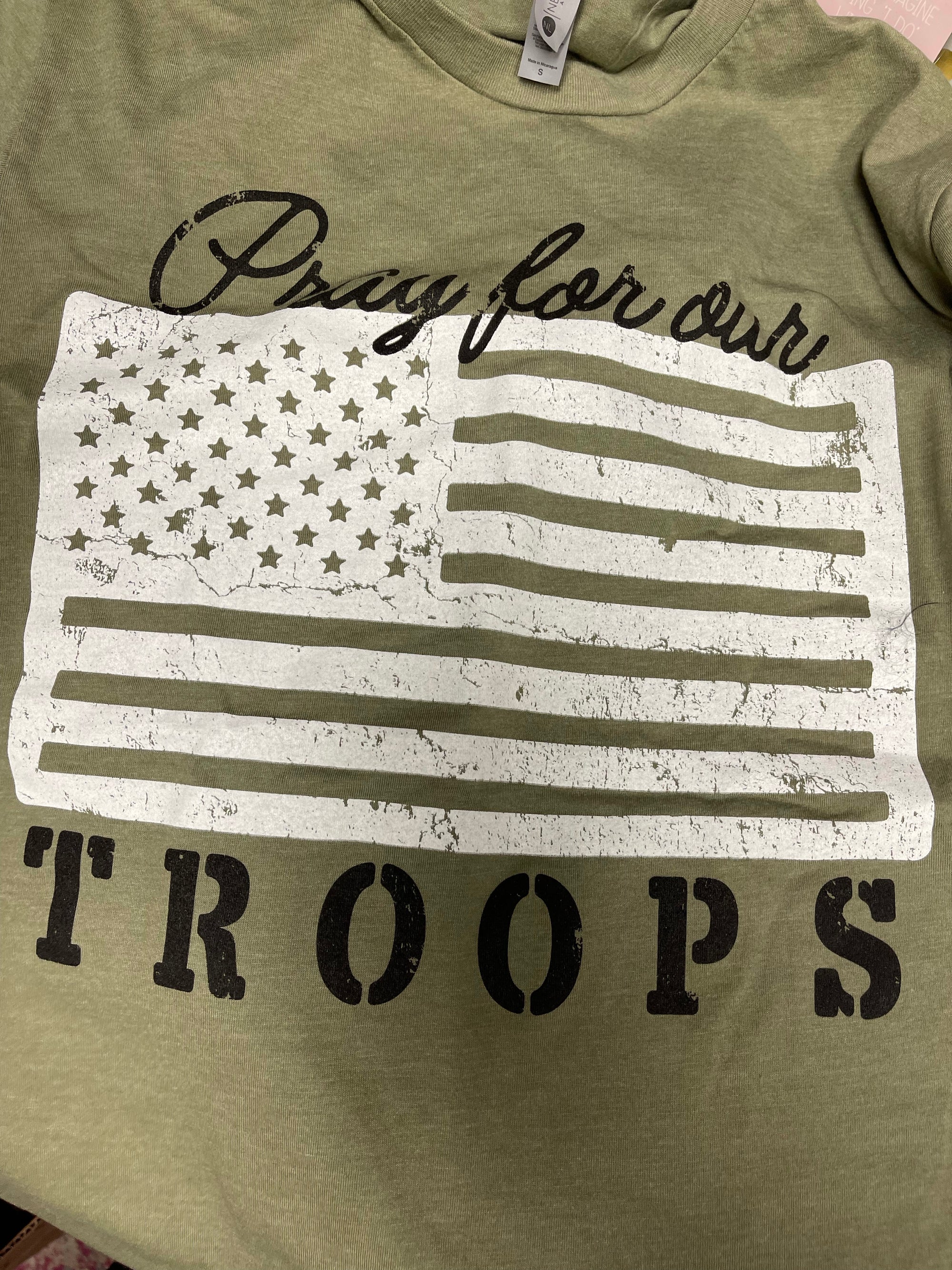 Pray for Our Troops Graphic Tee