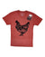 boutique shopping pensacola chicken rooster red v-neck tee t-shirt clothing graphic 