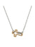 Leela Mini Screw Necklace, Cross