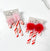Candy Cane Pom Earrings