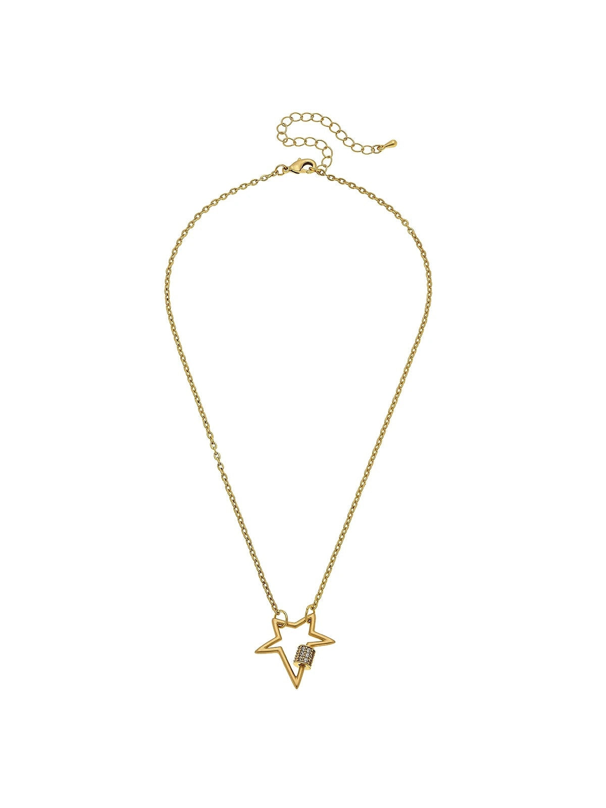 Leela Mini Screw Necklace, Star