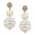 Cecilia Pave & Pearl Drop Earrings
