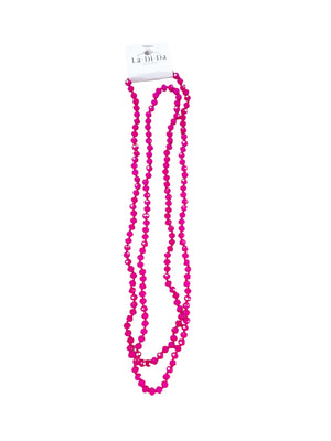 Long Beaded Road Necklace