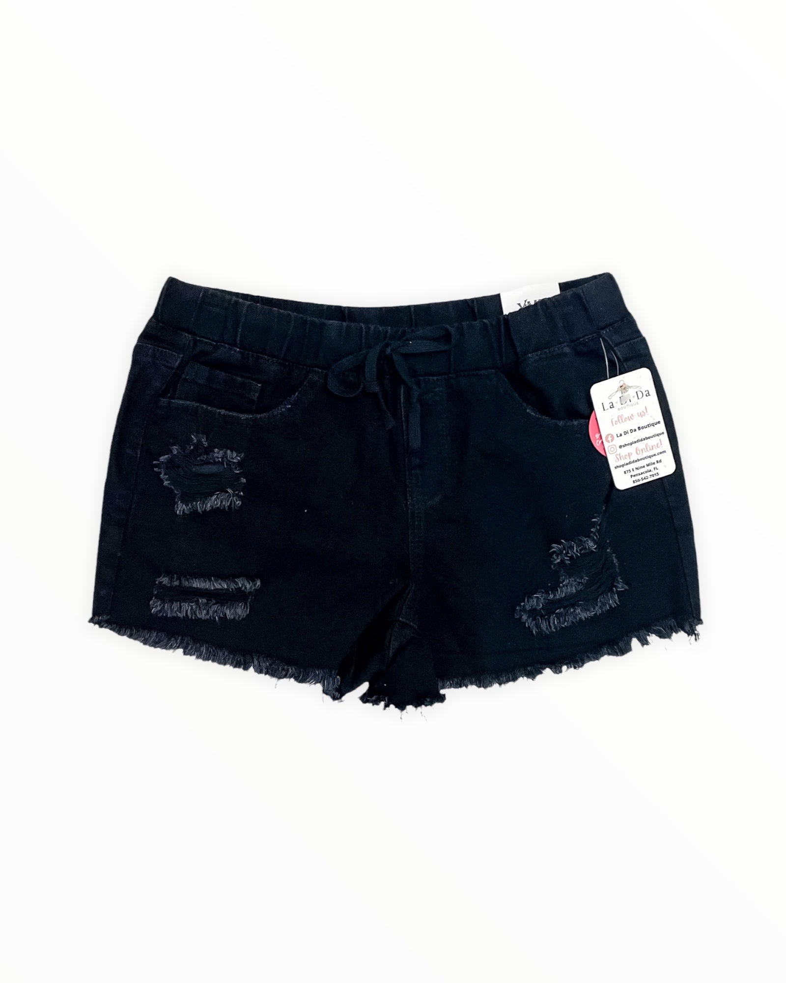 Your Favorite Distressed Shorts, Black