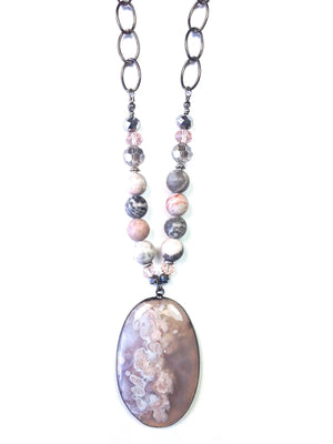 boutique pensocola necklace  accessoriest stone