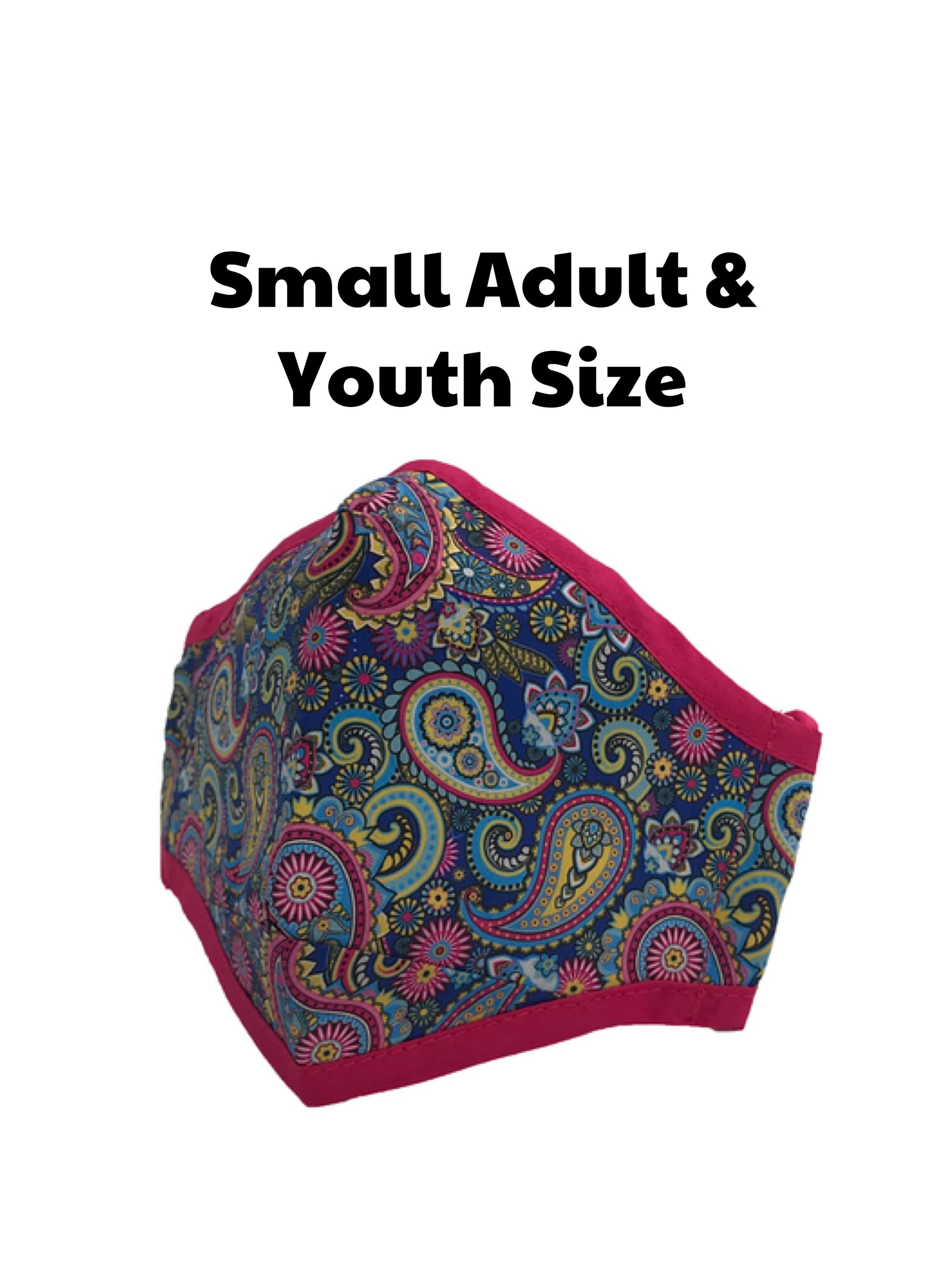 GG Small Adult & Youth Size Paisley Face Mask