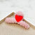 boutique shopping pensacola hair claw clip fluffy fuzzy heart pink red valentines holiday seasonal accessories 
