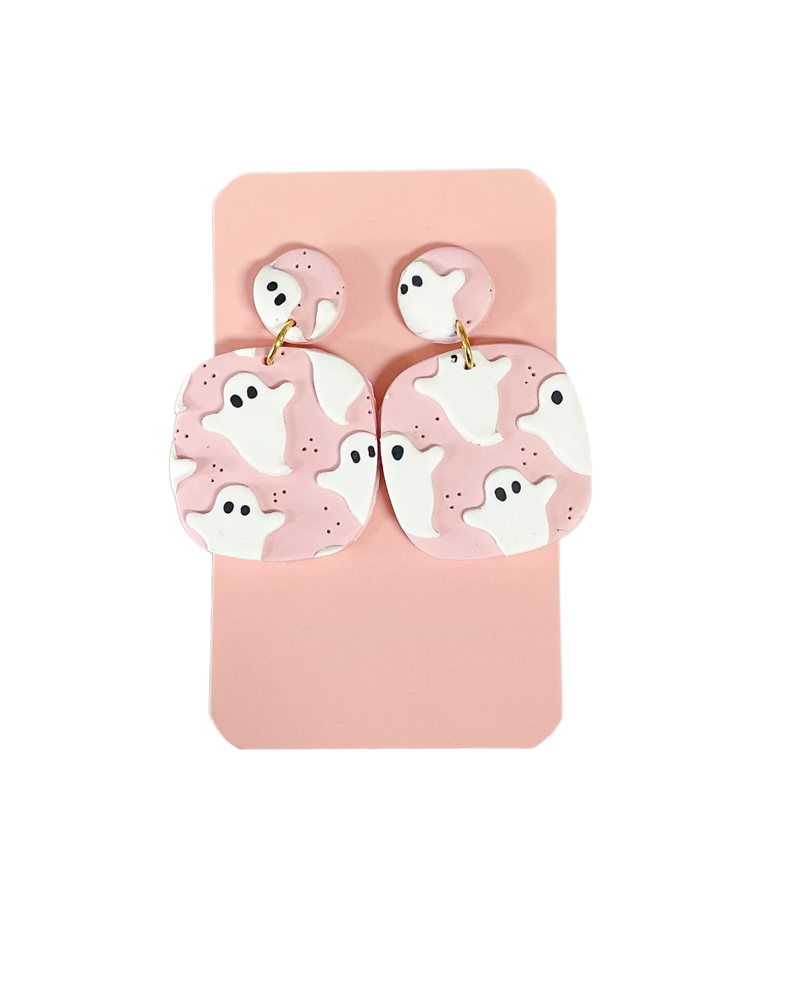 Pink Halloween Earrings