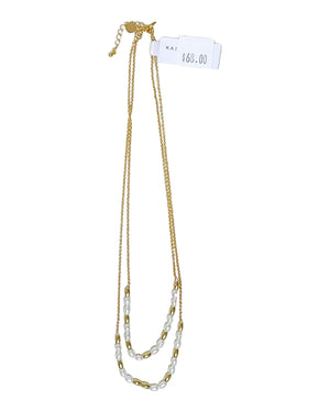 Riviera Rice Pearl Layer Necklace KL