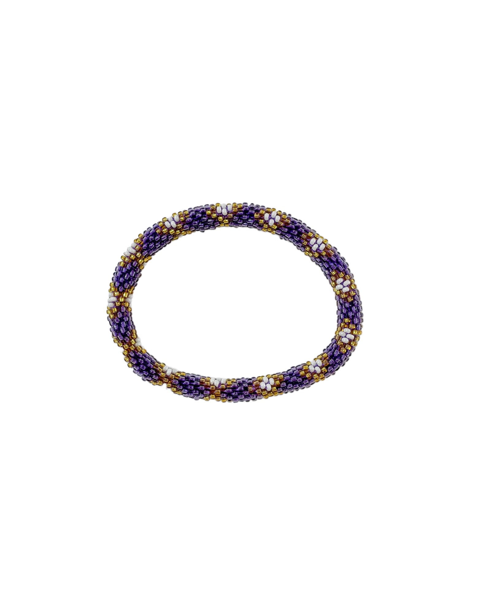 Roll-On Bracelet Purple and Gold