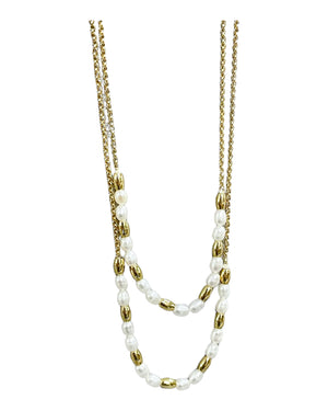 Riviera Rice Pearl Layer Necklace KL