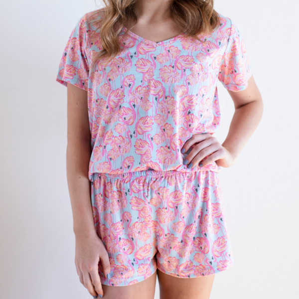 Shake Your Feathers Jammie Short Set