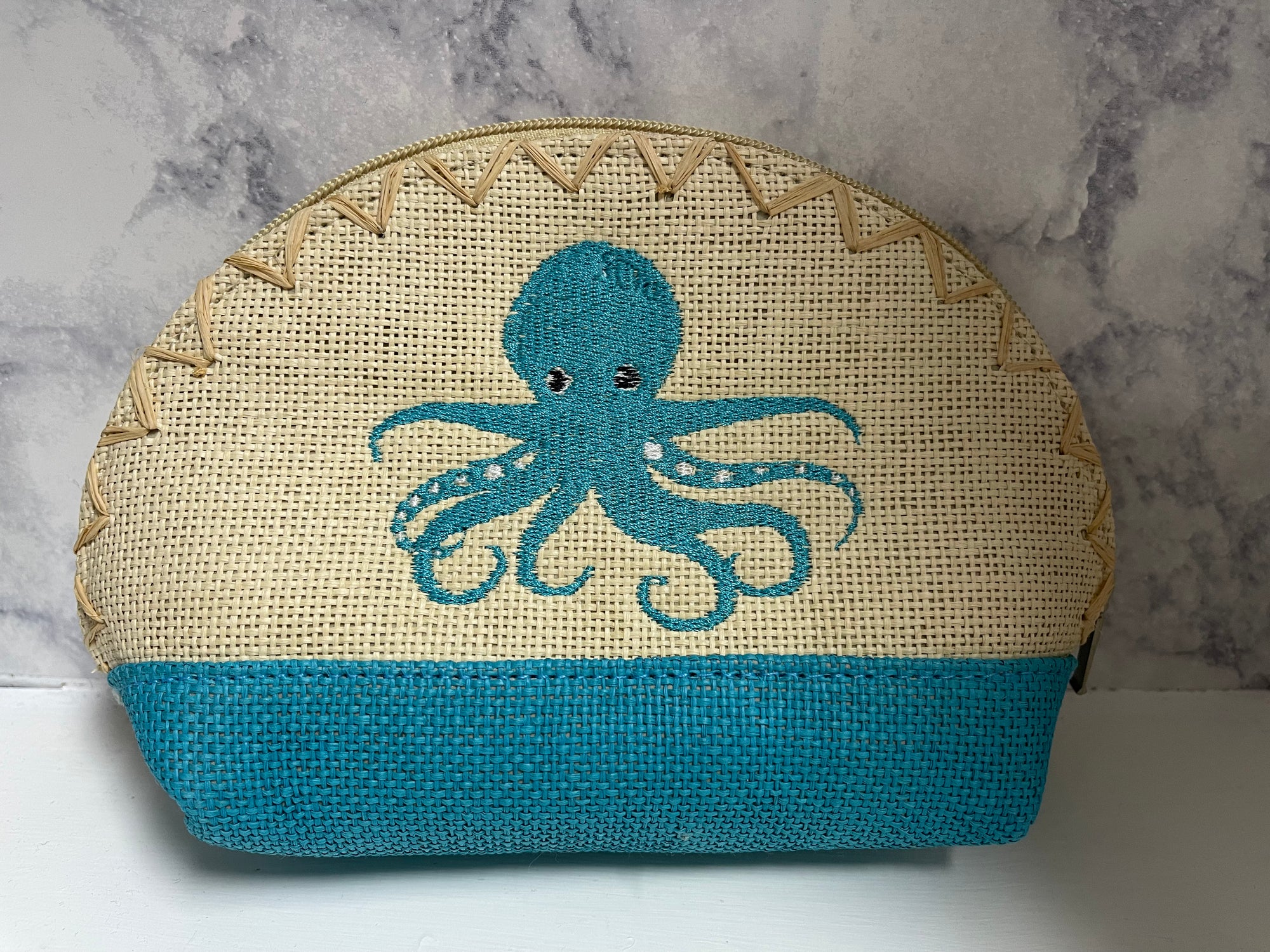 Octopus Straw Cosmetic Bag