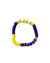 Purple and Gold Tigers Bracelets