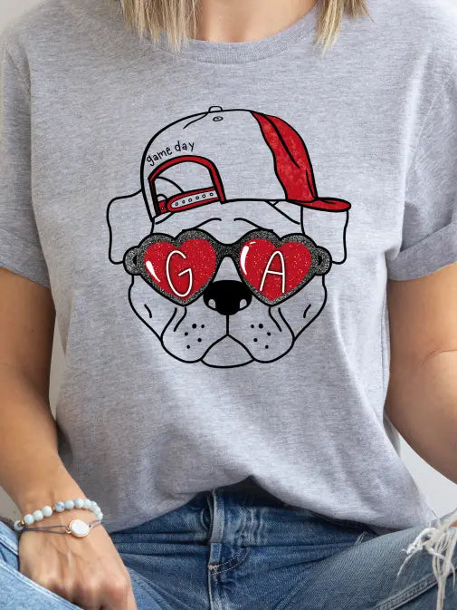 boutique shopping pensacola clothing tee t-shirts graphic gifts game day georgia bulldog sunnies sunglasses