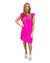 The Only Way Ruffled Dress, Hot Pink