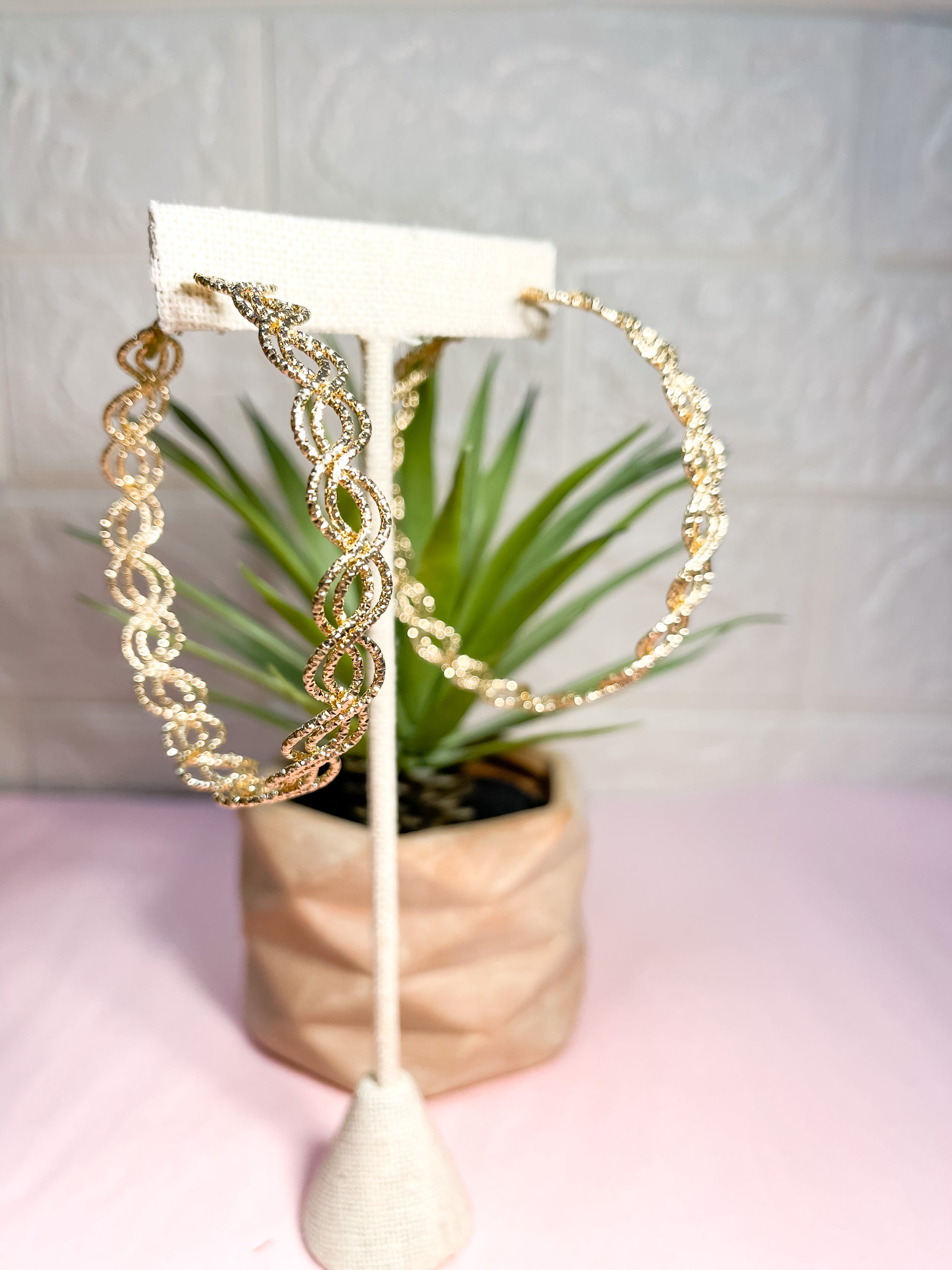 Loving You Gold Hoops