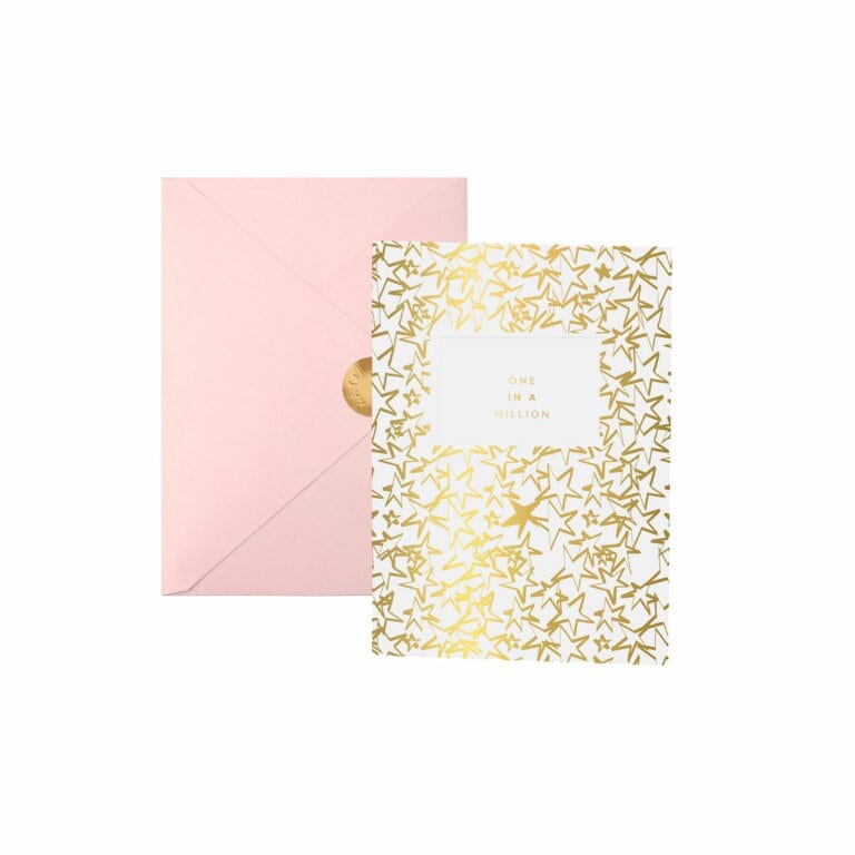 KL Gold Foil Greeting Card, One In A Million