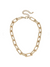 Lennox Chunky Rectangle Chain Worn Gold 22167
