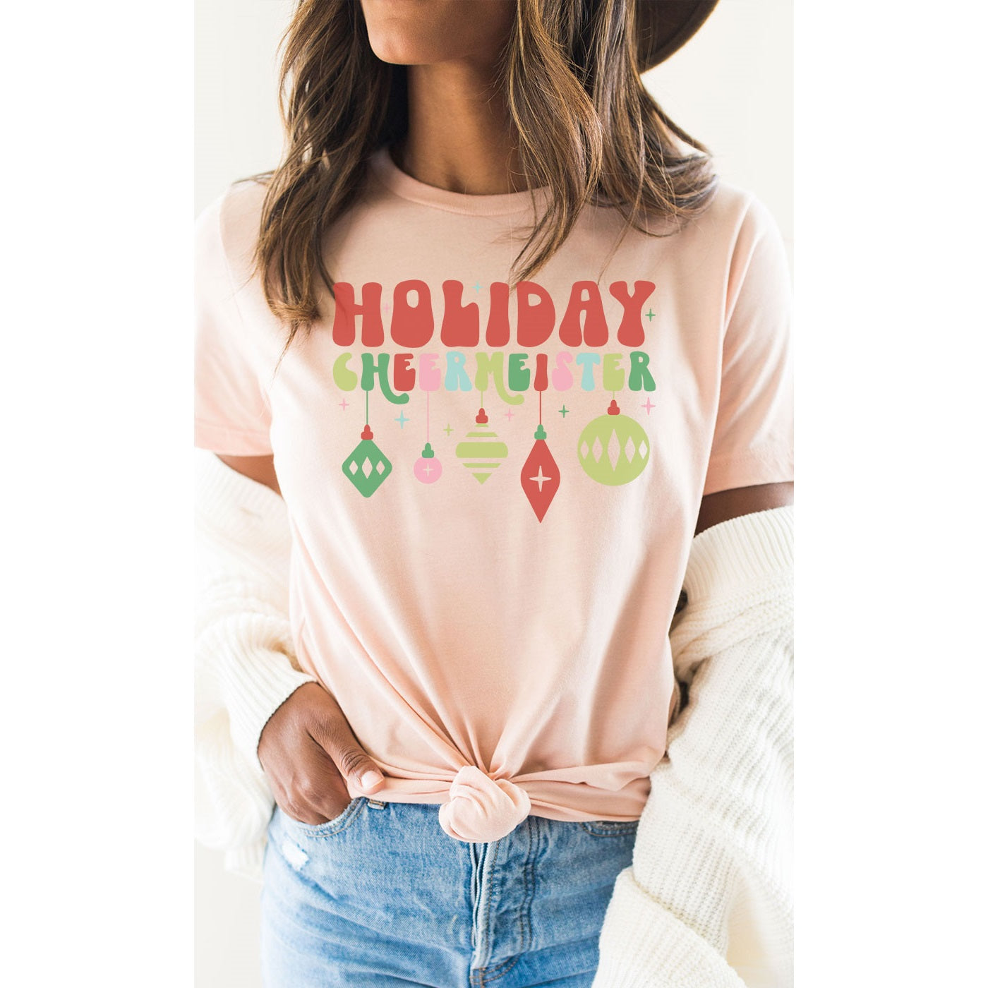 boutique shopping pensacola tee t-shirt graphic christmas ornaments holiday seasonal clothing